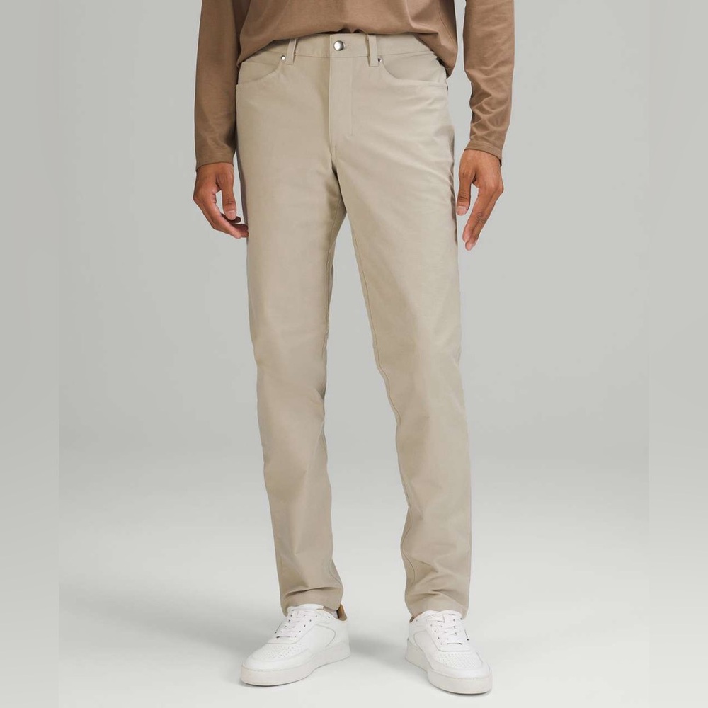 Lululemon ABC Slim-Fit Utilitech pants LM5ABNS 34” tan